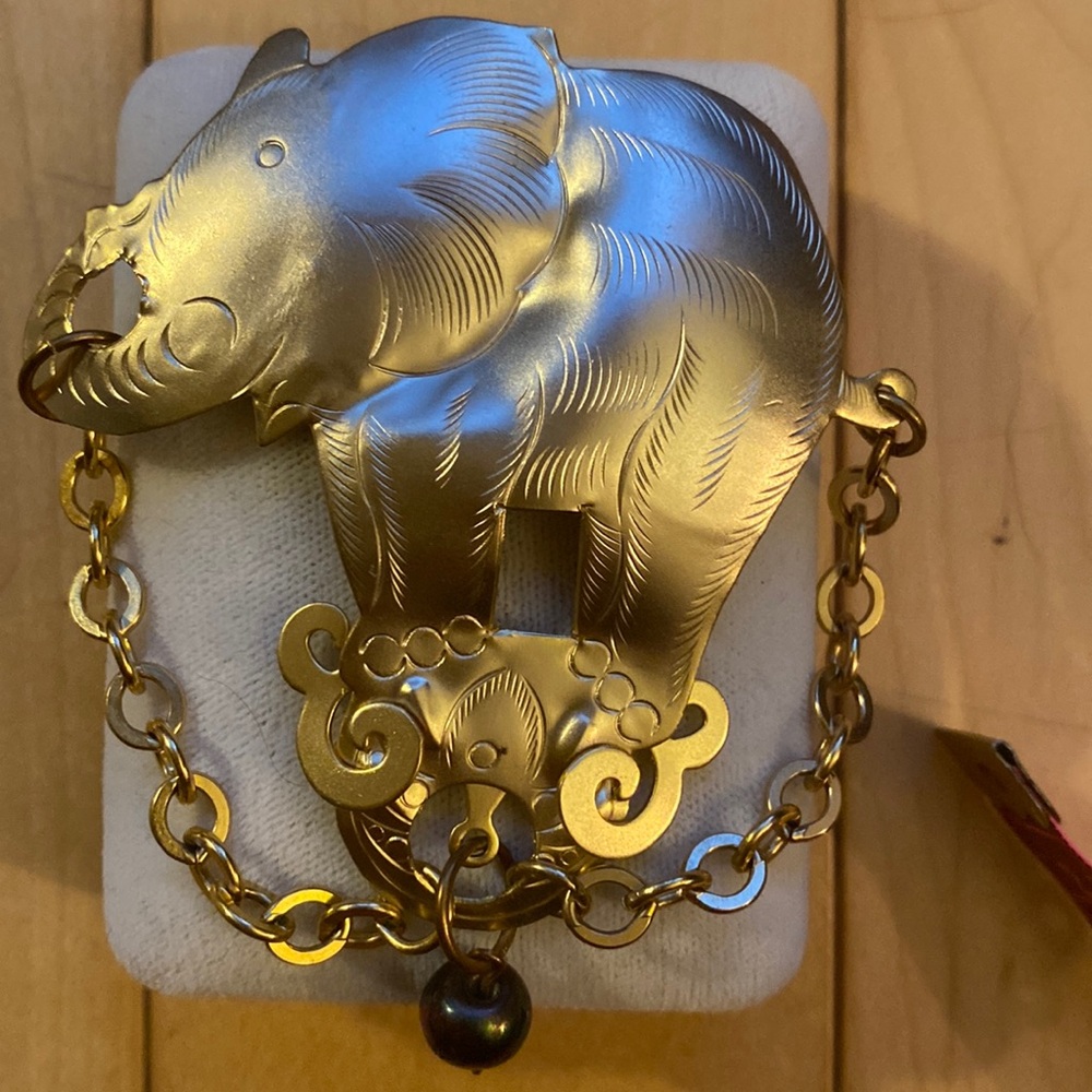 Elephant Brooch